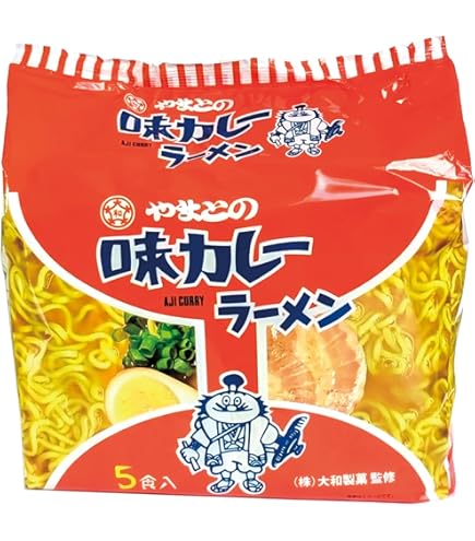 Amazon.co.jp: お菓子 おやつ たなか物産 やまとの味カレーラーメン 5